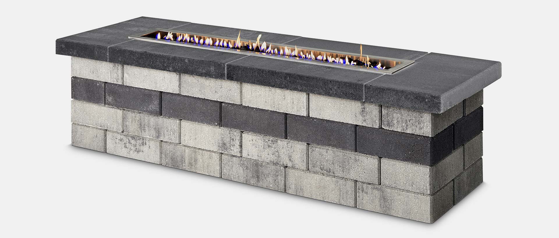 Contemporary Gas Burning Fire Table Kit