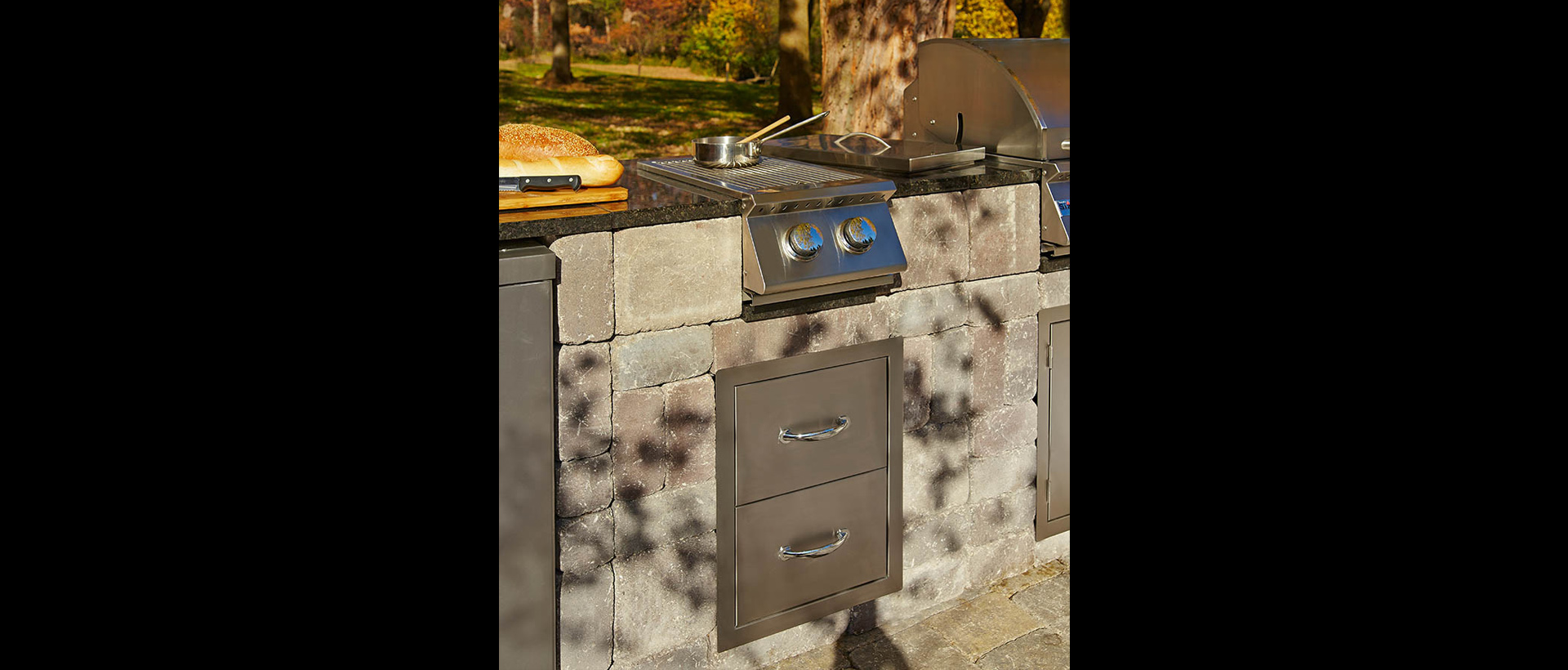 Side Burner Cabinet