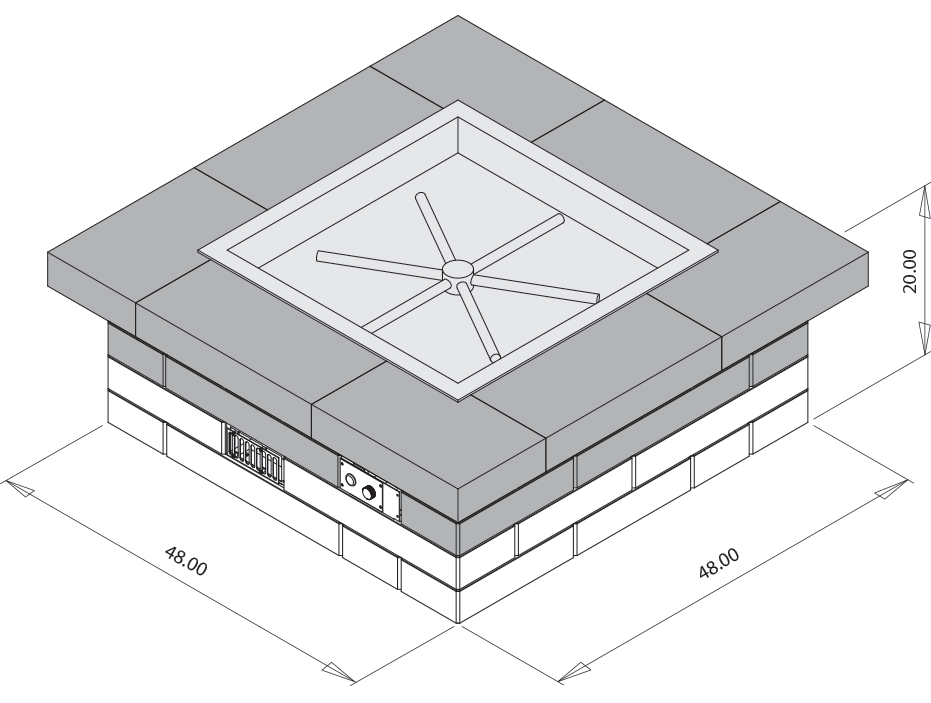 Contemporary Gas Burning Fire Pit Profile Contemporary Gas Burning Fire Pit Profile