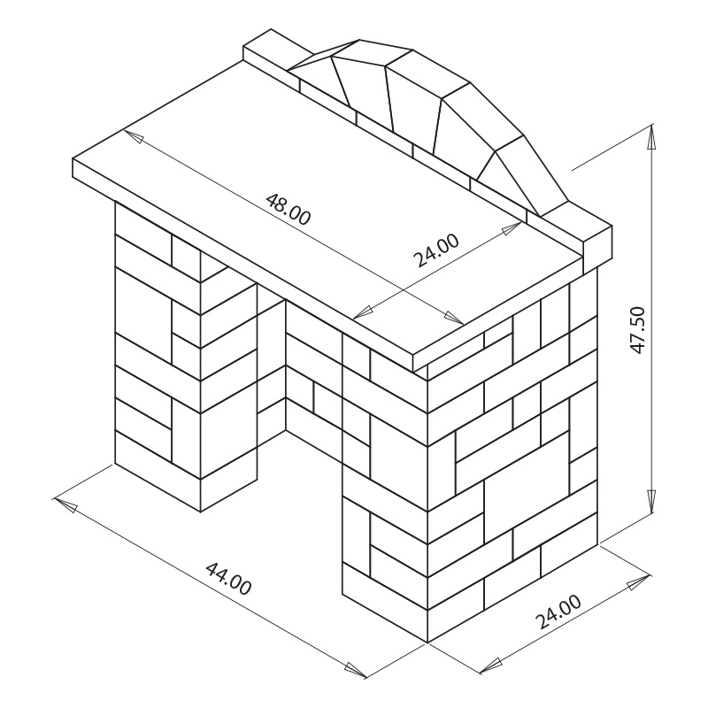 Compact Bar with Opening Compact Bar with Opening