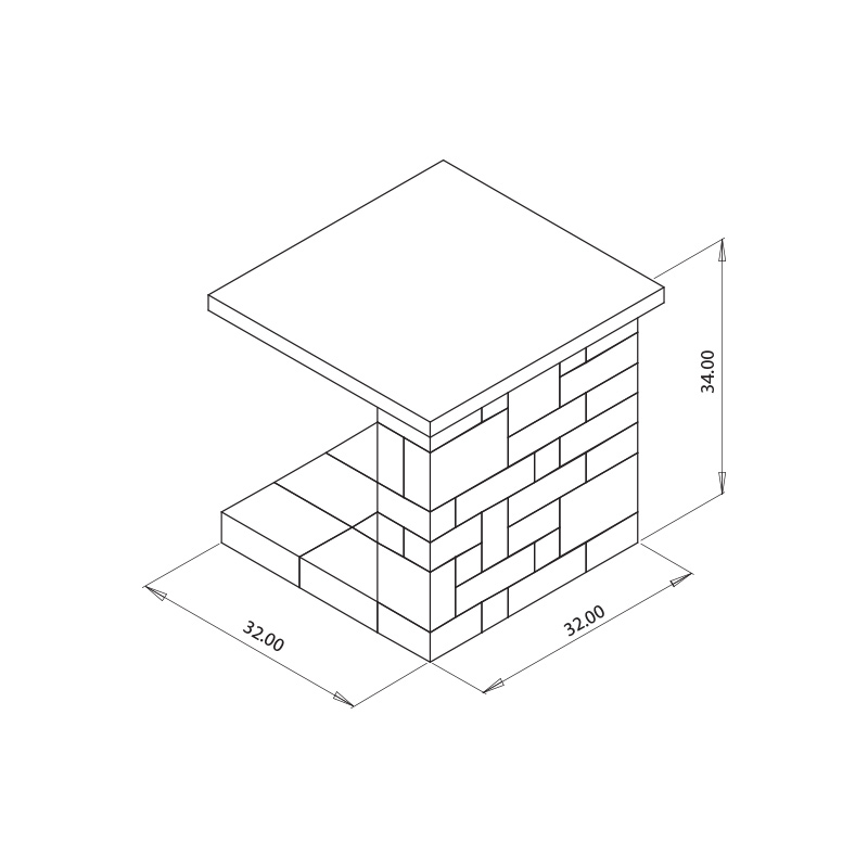 Compact Wood Box