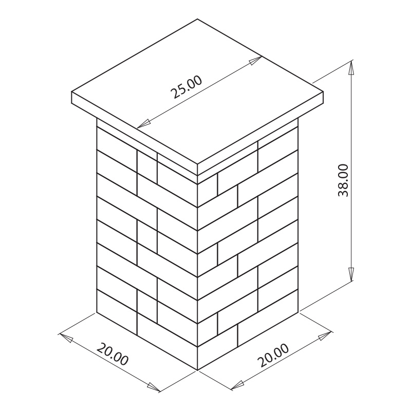 20″ Pillar Kit 20″ Pillar Kit