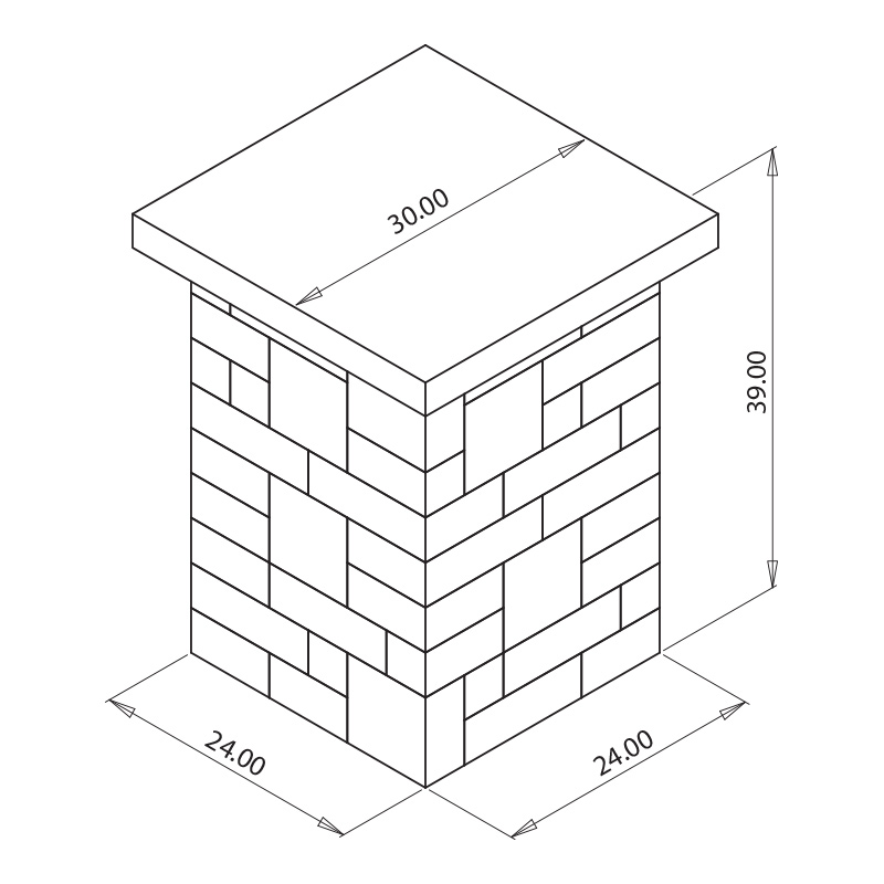 24″ Pillar Kit 24″ Pillar Kit