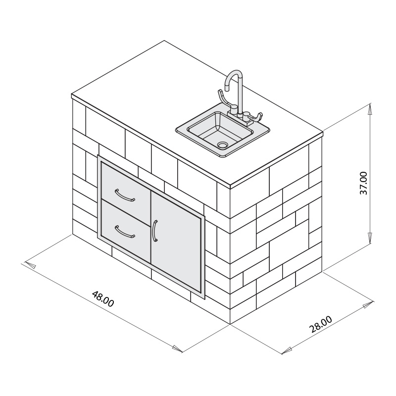 Prep Center Cabinet Kit Prep Center Cabinet Kit